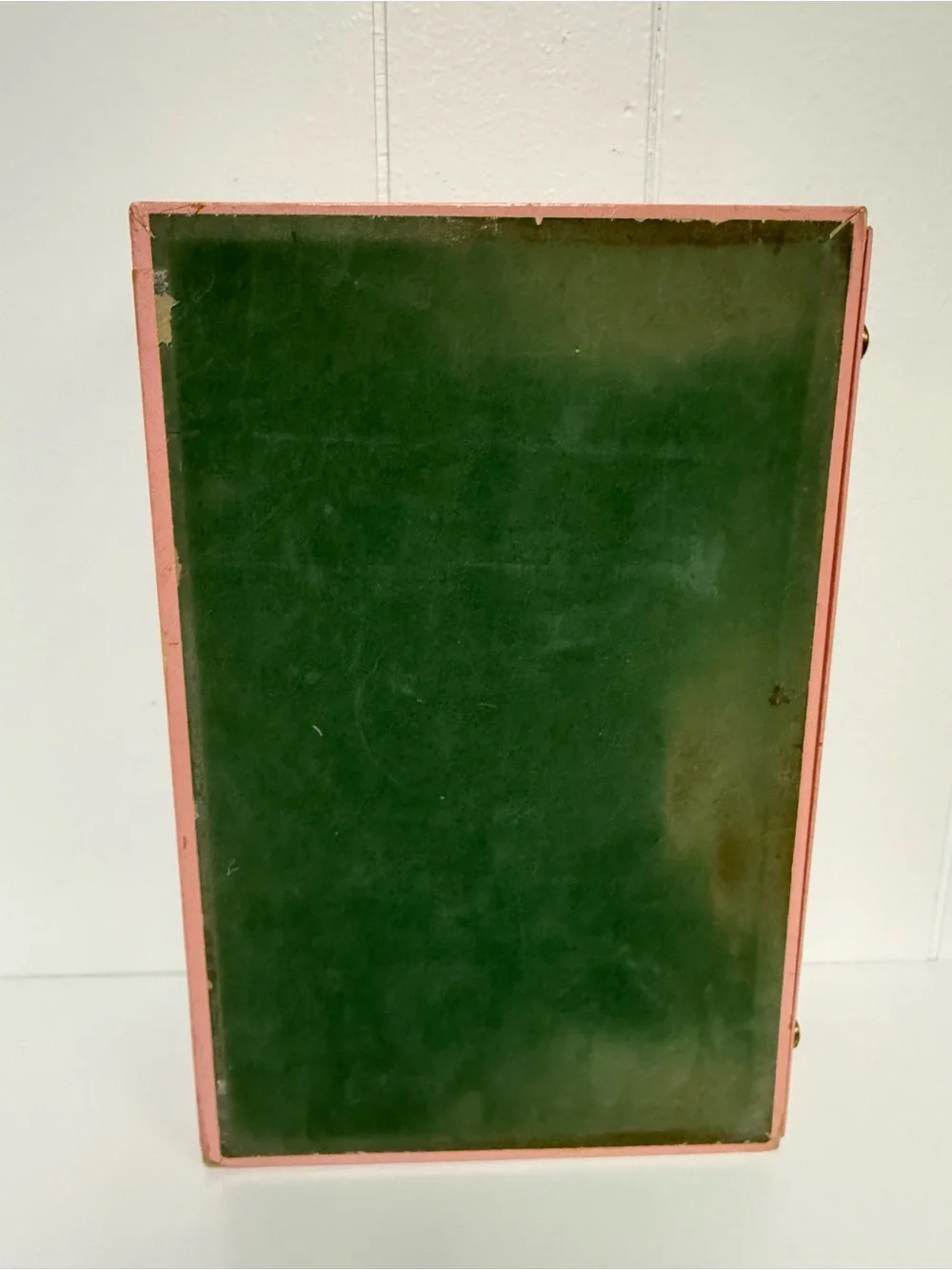 Vintage MCM Mid-Century Jewelry Box Organizer Large Pink w/ Pink Velvet Interior